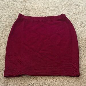 St. John Deep Red Pencil Skirt